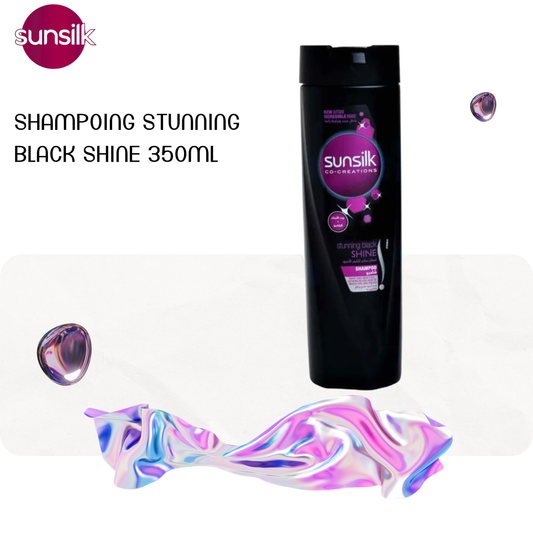 Shampoing stunning black shine 350ml - SUNSILK