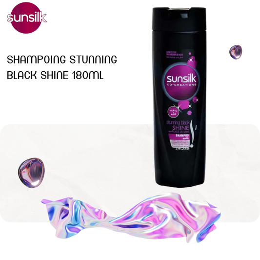 Shampoing stunning black shine 180ml - SUNSILK