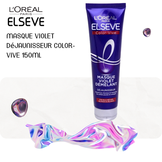 Masque violet déjaunisseur Color-Vive 150ml - ELSÈVE