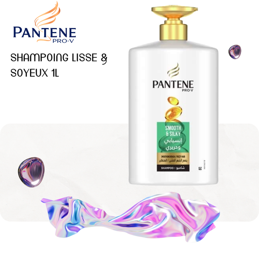 Shampoing Lisse & Soyeux 1L - PANTENE PRO-V