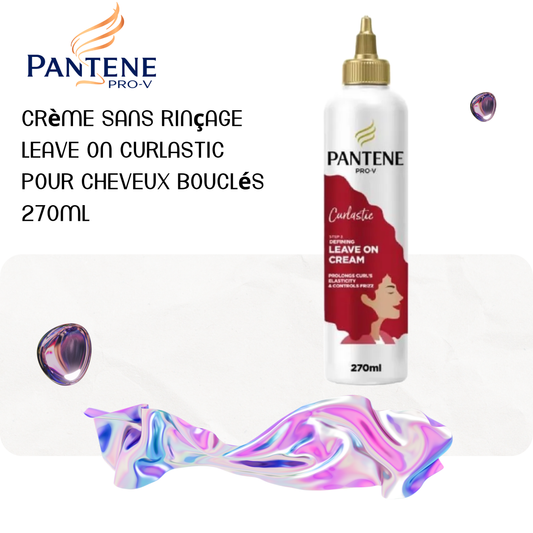 Crème sans rinçage Leave On Curlastic pour cheveux bouclés 270ml - PANTENE