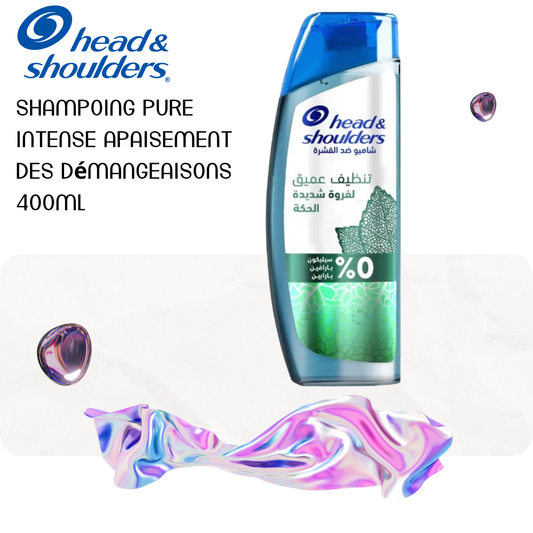 Shampoing pure intense apaisement des démangeaisons 400ml - HEAD & SHOULDERS