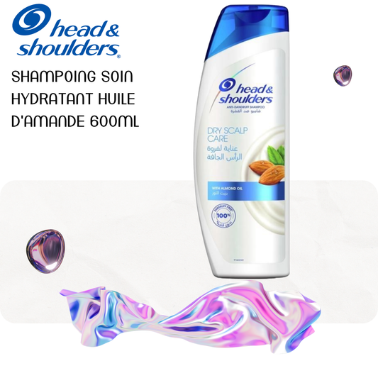 Shampoing soin Hydratant huile d'amande 600ml - HEAD & SHOULDERS