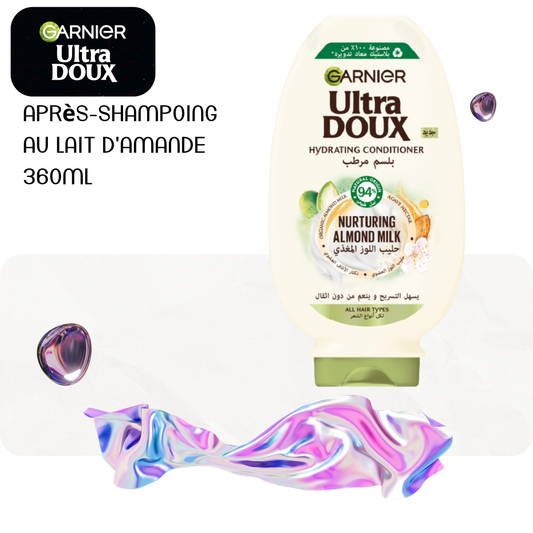 Après-shampoing au lait d'amande 360ml - ULTRA DOUX