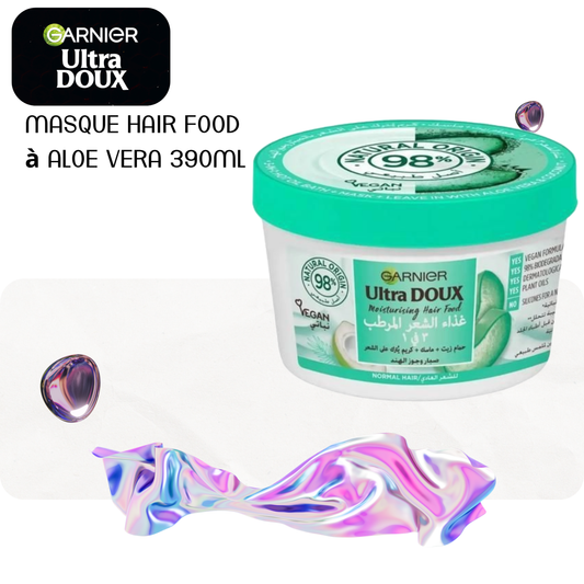 Masque hair food à aloe vera 390ml - ULTRA DOUX
