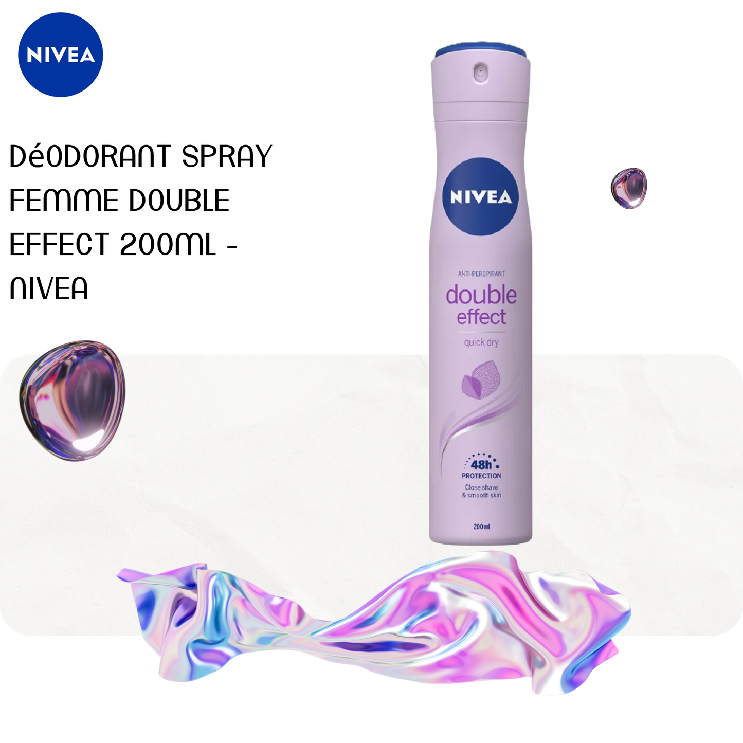 Déodorant spray Femme Double Effect 200ml - NIVEA