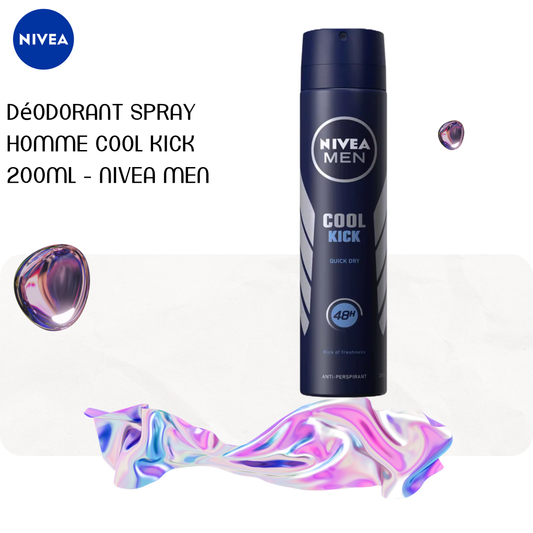 Déodorant spray Homme Cool Kick 200ml - NIVEA MEN