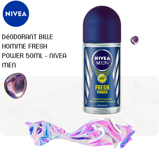 Déodorant bille Homme Fresh Power 50ml - NIVEA MEN