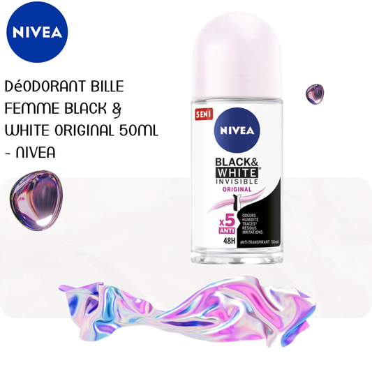 Déodorant bille Femme Black & White Original 50ml - NIVEA