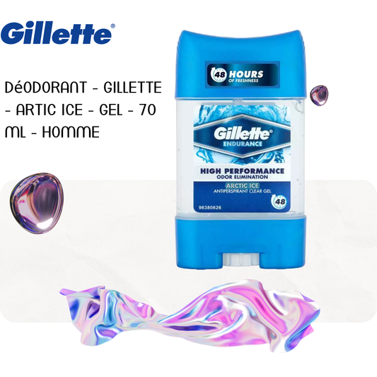 Déodorant - Gillette - Artic Ice - Gel - 70 ml - Homme