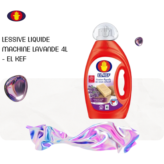 Lessive liquide machine lavande 4L - EL KEF