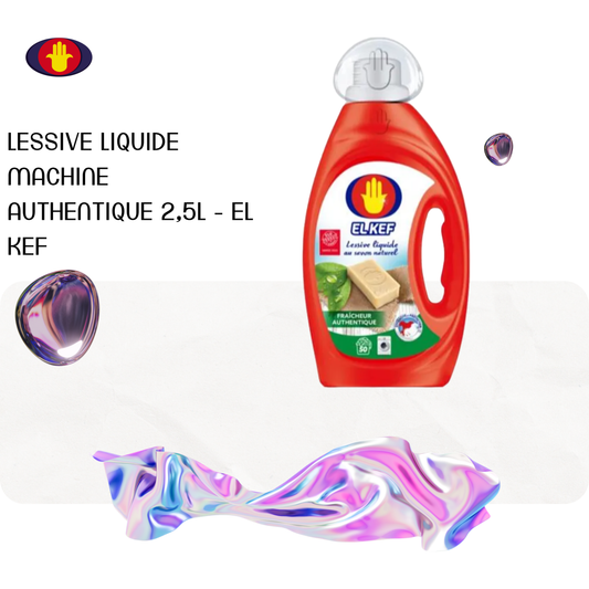 Lessive liquide machine authentique 2,5L - EL KEF