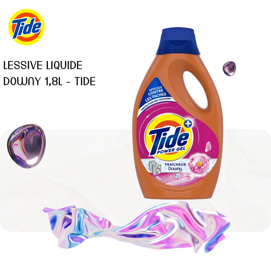 Lessive liquide downy 1,8L - TIDE