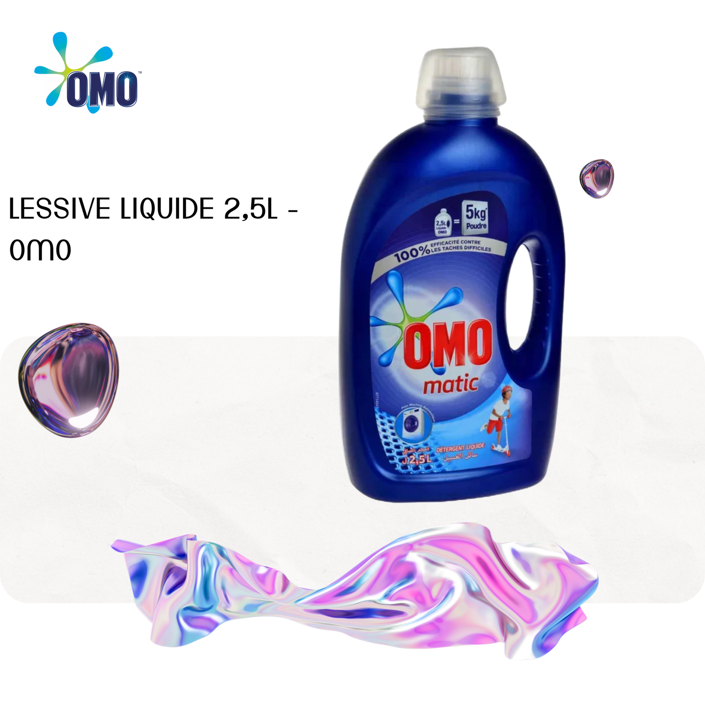 Lessive liquide 2,5L - OMO
