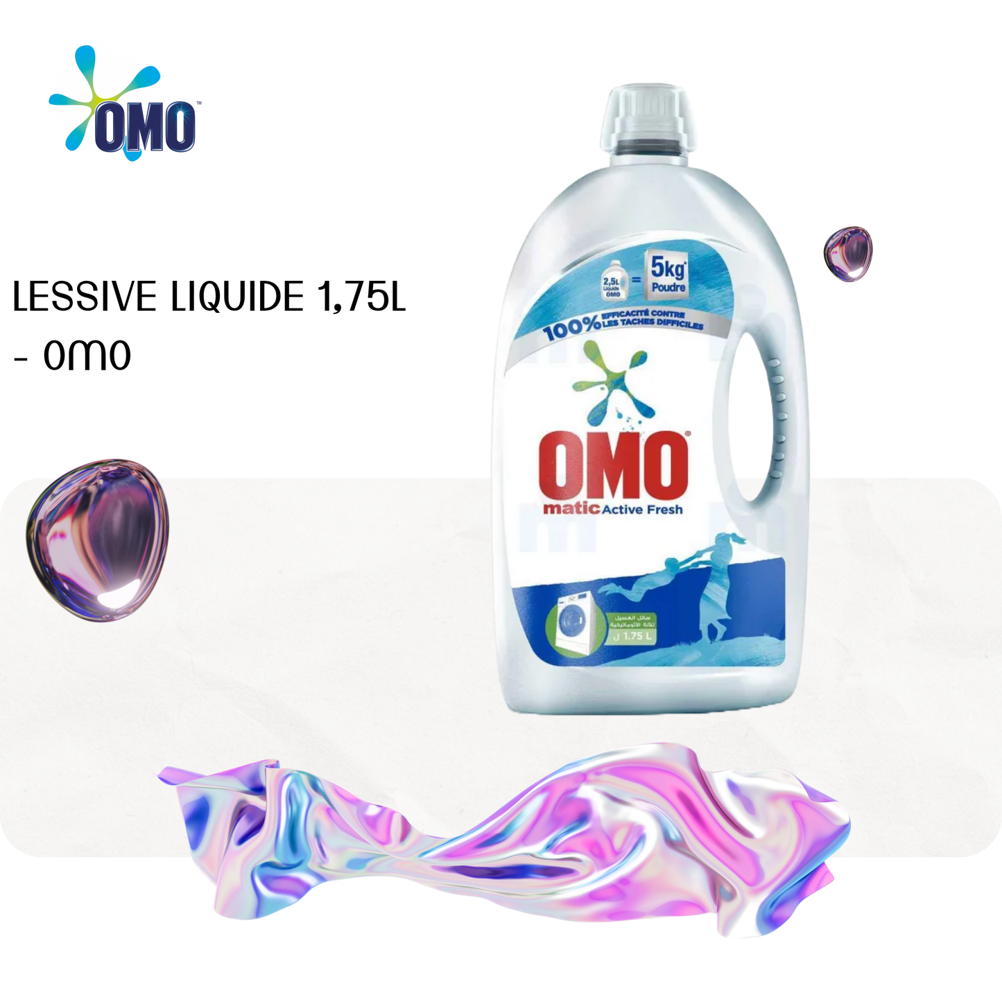 Lessive liquide 1,75L - OMO