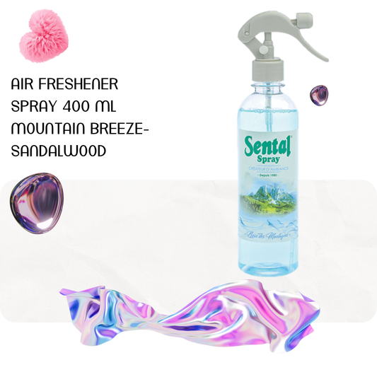 Air freshener spray 400 ml mountain breeze-sandalwood - Sental