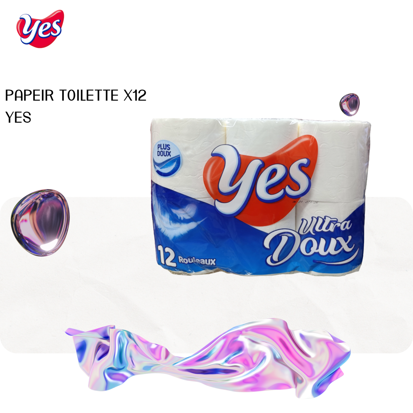 Papeir toilette x12  YES