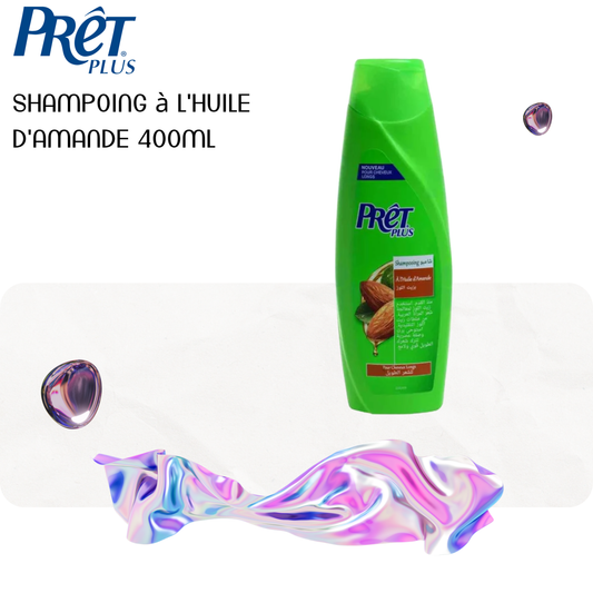 Shampoing à l'huile d'amande 400ml - PRÊT PLUS