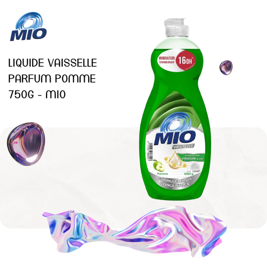 Liquide vaisselle parfum pomme 750g - MIO