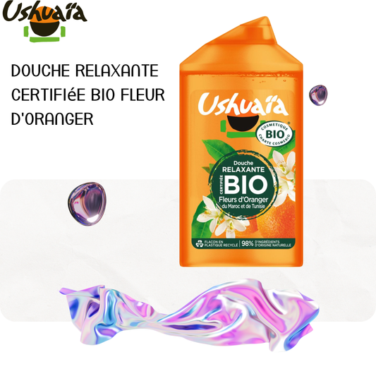Douche Relaxante Certifiée Bio Fleur d'Oranger - Ushuaia