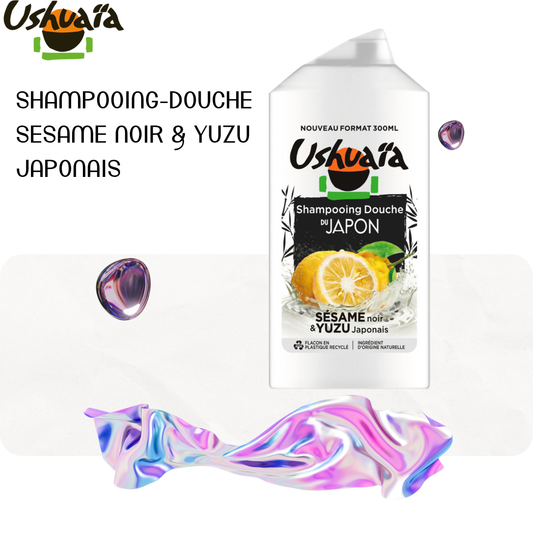 Shampooing-Douche Sesame Noir & Yuzu Japonais - Ushuaia