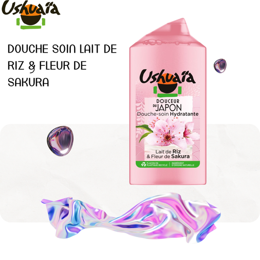 Douche Soin Lait de Riz & Fleur de Sakura - Ushuaia