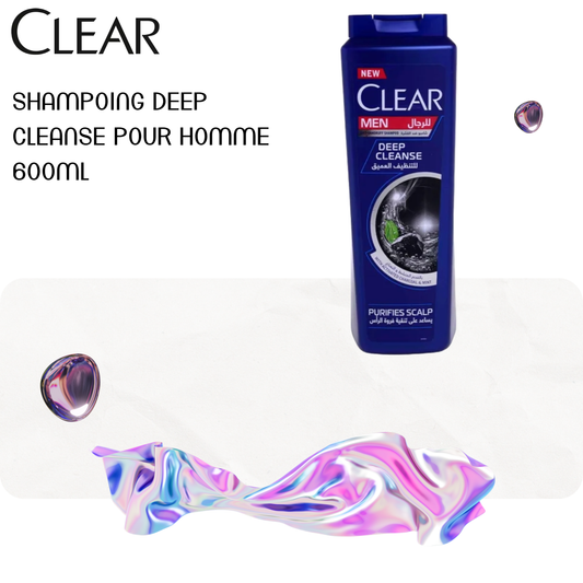 Shampoing deep cleanse pour homme 600ml - CLEAR