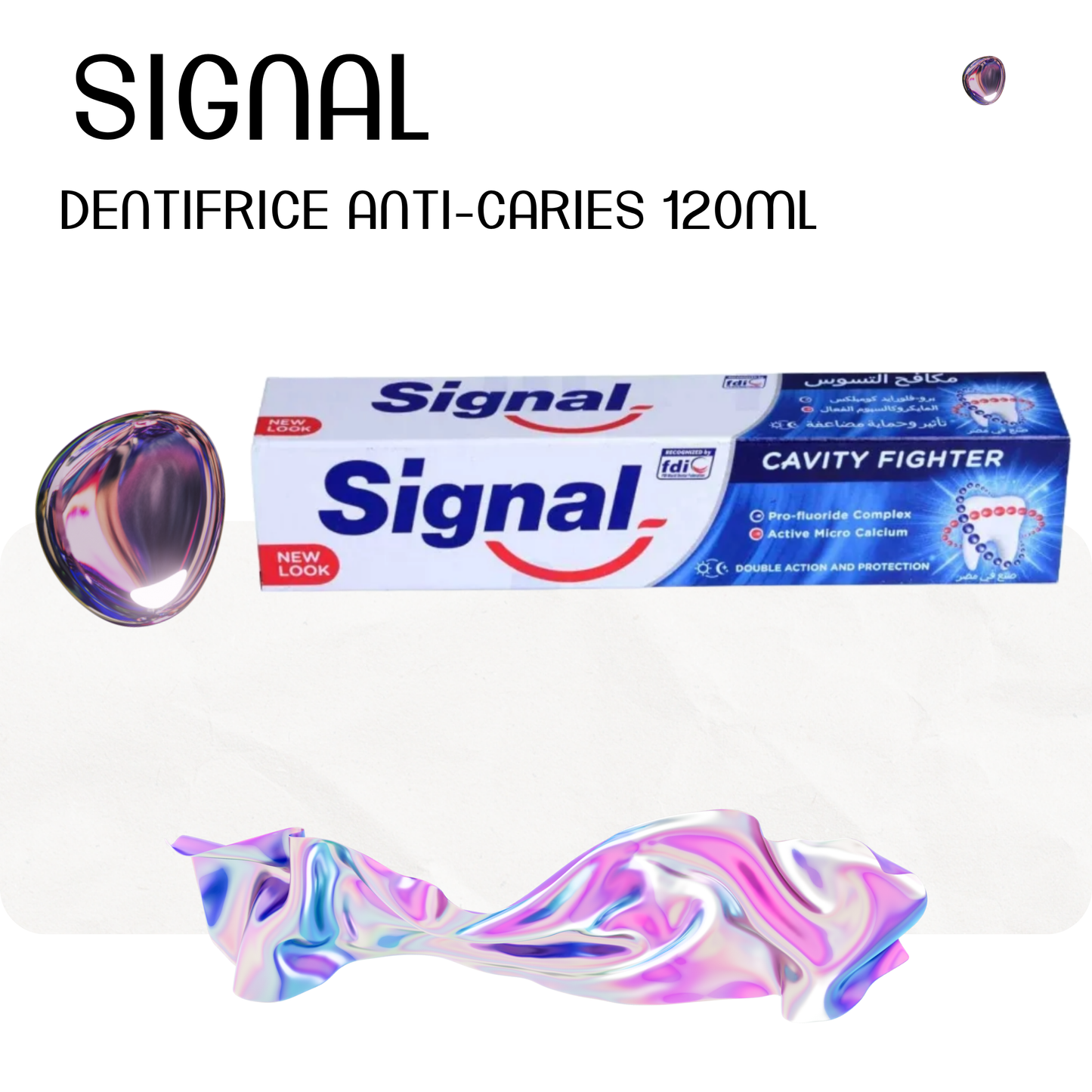 Dentifrice anti-caries 120ml - SIGNAL