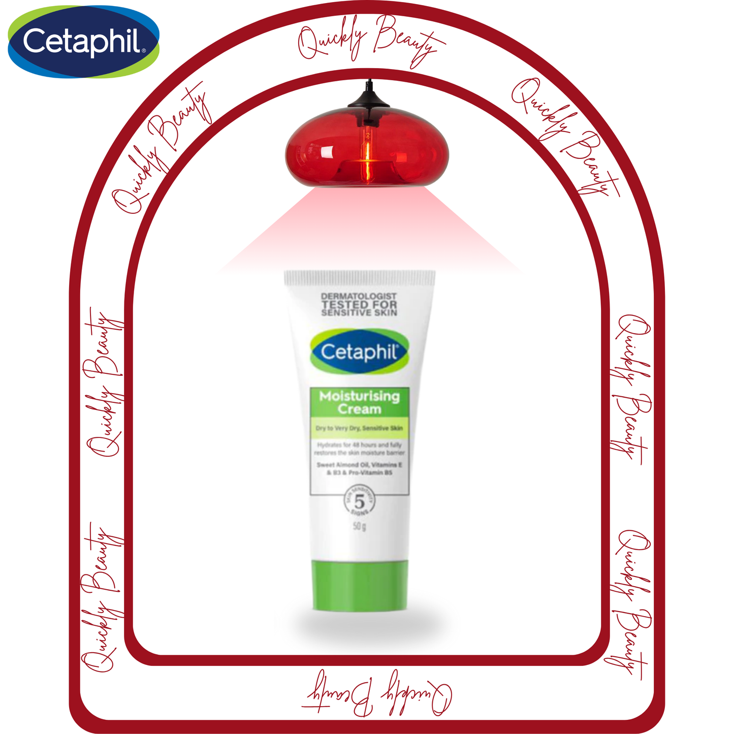 Cetaphil - Crème hydratante haute tolérance - 50g