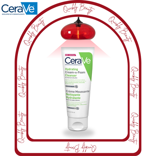 CeraVe Crème Moussante Nettoyante Hydratante Peau Normale à Sèche – 100ml