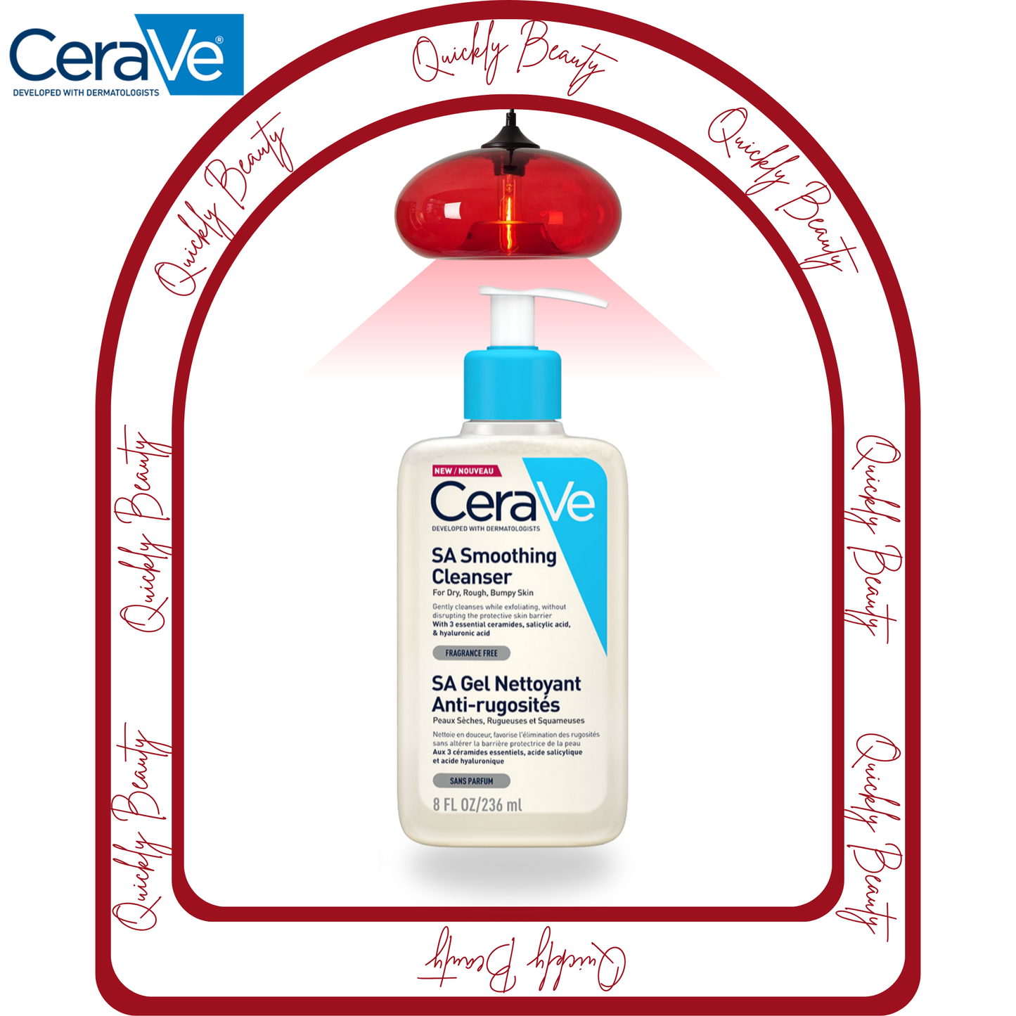 Cerave sa gel nettoyant anti-rugosites 236 ml