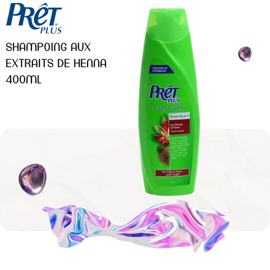 Shampoing aux extraits de henna 400ml - PRÊT PLUS