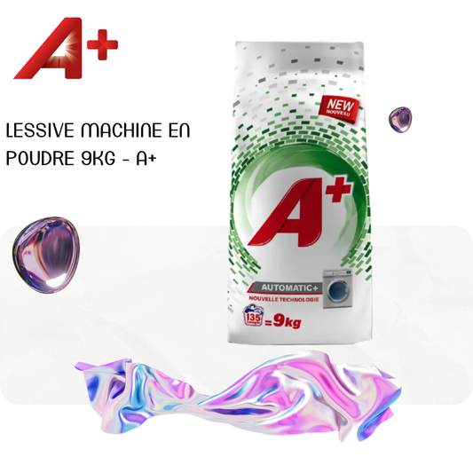 Lessive machine en poudre 9Kg - A+