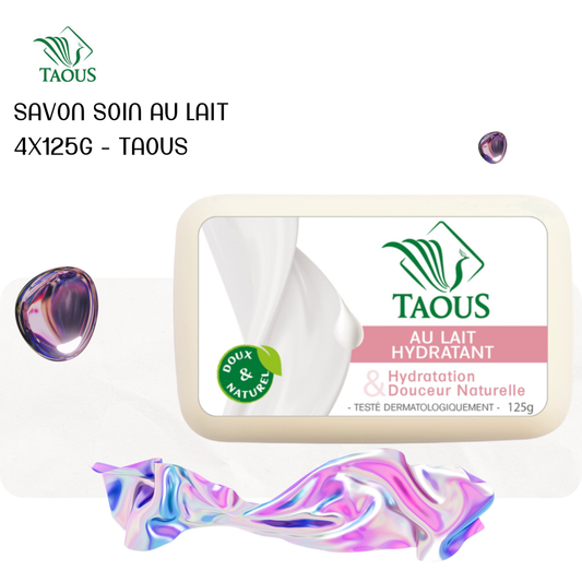 Savon soin au lait 4x125g - TAOUS