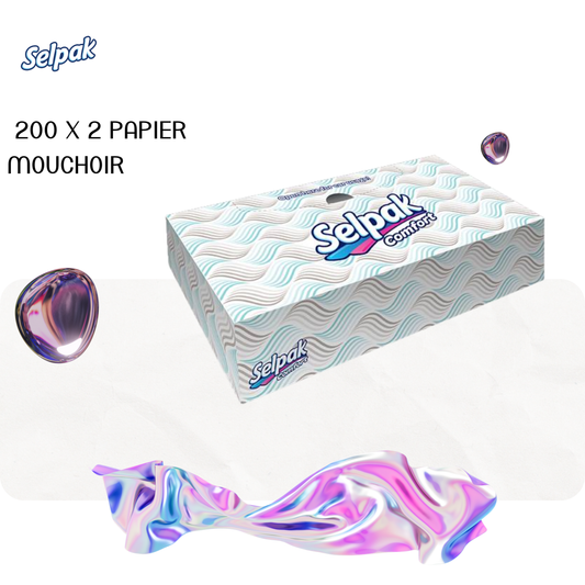 Selpak 200 x 2 papier mouchoir