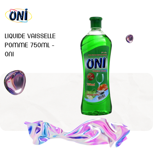 Liquide vaisselle pomme 750ml - ONI
