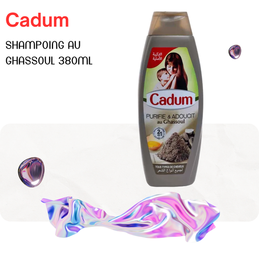 Shampoing au ghassoul 380ml - CADUM